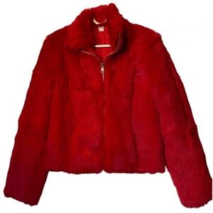 Wilson’s Leather Genuine Rabbit Fur Coat